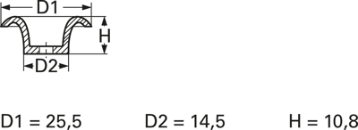 0900 0091 0005 Schmitt Kunststofftechnik Zubehör für Induktivitäten Bild 2