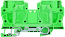 Schutzleiter-Reihenklemme, Federzuganschluss, 2,5-35 mm², 2-polig, 8 kV, gelb/grün, 1739650000
