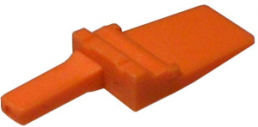 Stecker, 2-polig, gerade, 1-reihig, orange, WM-2P