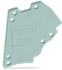 Abschlussplatte für Anschlussklemme, 2002-641