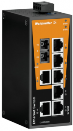 Ethernet Switch, unmanaged, 8 Ports, 100 Mbit/s, 12-48 VDC, 1412080000