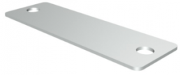 Aluminium Schild, (L x B) 30 x 10 mm, silber, 1 Stk