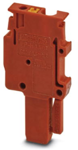 Stecker, Push-in-Anschluss, 0,14-1,5 mm², 1-polig, 17.5 A, 6 kV, rot, 3212696