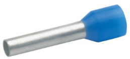 Isolierte Aderendhülse, 2,5 mm², 18 mm/12 mm lang, DIN 46228/4, blau, 47312