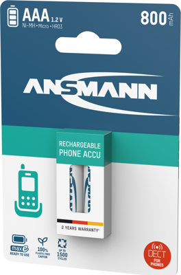 5035332 Ansmann Rundzellen-Akkus, 9V-Block-Akkus Bild 2