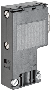 SIMATIC DP PROFIBUS-Stecker RS 485, Schraube, ohnePG-Buchse, 90°, 6ES79720BA120XA0