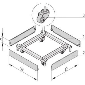 21630-656 SCHROFF Gehäusezubehör