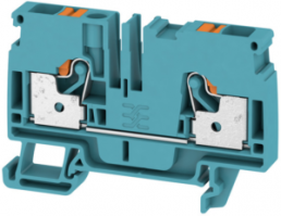 Durchgangsklemme, Push-in-Anschluss, 0,5-6,0 mm², 2-polig, 41 A, 8 kV, blau, 1991790000