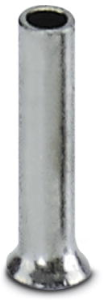 Unisolierte Aderendhülse, 0,25 mm², 5 mm lang, silber, 3202465