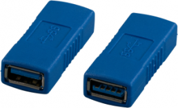 USB 3.0 Adapter Buchse A - Buchse A, blau, EB545V2