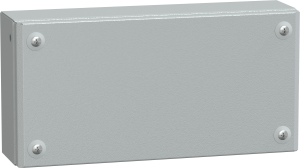 Stahl Gehäuse, (L x B x H) 80 x 150 x 150 mm, lichtgrau (RAL 7035), IP66, NSYSBM15308
