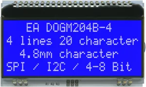 EA DOGM204B-A DISPLAY VISIONS LCD-Module