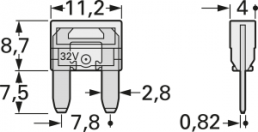 Eska KFZ-Sicherung Standard 4A 32V rosa 340.023 [340.023] 