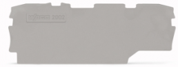 Abschluss-/Zwischenplatte für Reihenklemme, 2002-1991
