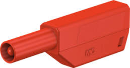 4 mm Stecker, Lötanschluss, 0,75-2,5 mm², CAT III, rot, 22.2658-22