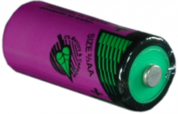 Lithium-Batterie, 3.6 V, 2/3R23, 2/3 AA, Rundzelle, Flächenkontakt