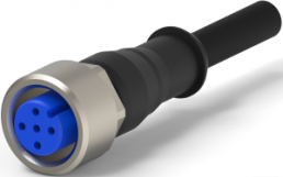Sensor-Aktor Kabel, M12-Kabeldose, gerade auf offenes Ende, 4-polig, 1.5 m, PUR, grau, 4 A, 2273045-1