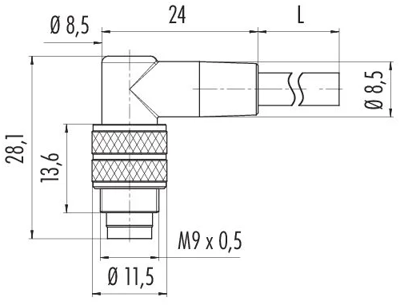 79 1455 272 05 binder Sensor-Aktor Kabel Bild 2