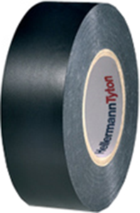 Isolierband, 19 x 0.15 mm, PVC, schwarz, 20 m, 710-00155