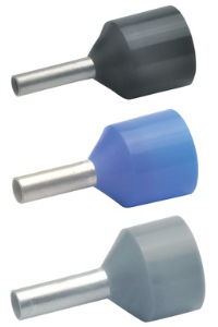 Isolierte Aderendhülse, 16 mm², 25.5 mm/12 mm lang, blau, 43712