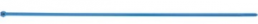 Kabelbinder mit Stahlzunge, Polyamid, (L x B) 345 x 6.9 mm, Bündel-Ø 4.8 bis 102 mm, blau, UV-beständig, -60 bis 85 °C