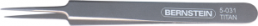 Präzisionspinzette, unisoliert, antimagnetisch, Titan, 110 mm, 5-031