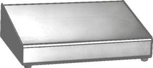 Aluminium Gehäuse, (L x B x H) 239 x 373 x 100 mm, schwarz, IP40, 2483-3723-10-02