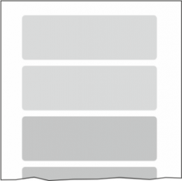 Aluminium Schild, (L x B) 12 x 46 mm, schwarz/weiß, 5 Stk