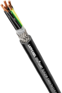 PVC Steuerleitung ÖLFLEX CHAIN TM CY 18 G 1,0 mm², AWG 18, geschirmt, schwarz