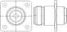 172300 Amphenol RF Koaxialsteckverbinder