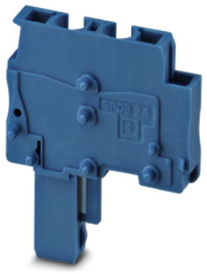 Stecker, Federzuganschluss, 0,08-4,0 mm², 1-polig, 24 A, 6 kV, blau, 3043268