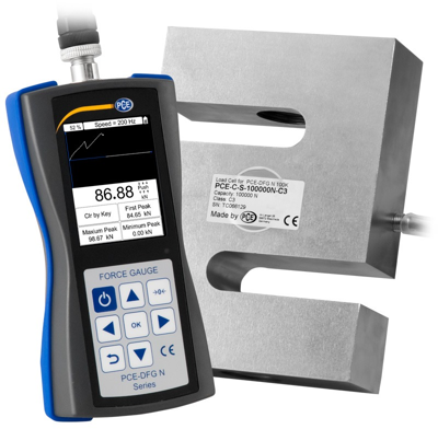 PCE-DFG N 100K PCE Instruments Zug und Kraft Messgeräte Bild 1