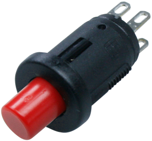 Drucktaster, 1-polig, rot, 0,2 A/60 V, IP40, 0041.8844.3107