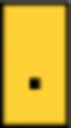 Polyamid Kabelmarkierer, Aufdruck ".", (L x B x H) 3 x 6.4 x 5 mm, max. Bündel-Ø 2.8 mm, gelb, 561-01744