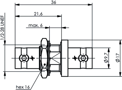 100023593 Telegärtner Koaxial Adapter Bild 2