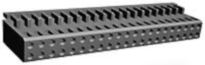 Buchsengehäuse, 16-polig, RM 2.54 mm, gerade, schwarz, 926476-8