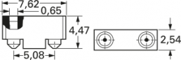 Sicherungshalter, 8,5 mm/TR5/TE5, 6 A, 250 V, Leiterplattenmontage, 56400001009