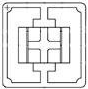 Kappe, quadratisch, (L x B x H) 9 x 9 x 5.5 mm, schwarz, für Druckschalter, 1571384-4