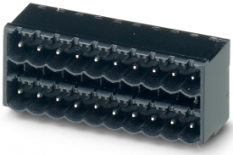 Stiftleiste, 14-polig, RM 5 mm, abgewinkelt, schwarz, 1734397