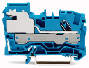 1-Leiter-N-Trennklemme, Federklemmanschluss, 0,5-10 mm², 1-polig, 51 A, 4 kV, blau, 2006-7114