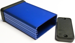 Aluminium Gehäuse, (L x B x H) 80 x 54 x 23 mm, blau, IP54, 1455C802BU