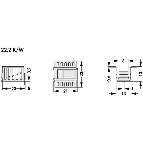 FK 267 MI 220 H Fischer Elektronik Kühlkörper Bild 2