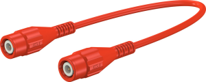 Koaxialkabel, BNC-Stecker (gerade) auf BNC-Stecker (gerade), 50 Ω, RG-58, Tülle rot, 500 mm, 67.9770-05022