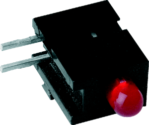 LED-Signalleuchte, rot, 4 mcd, RM 2.5 mm, LED Anzahl: 1