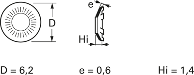 150 32 03 Muttern, Scheiben, Ringe