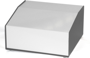Stahl Gehäuse, (L x B x H) 183 x 192 x 77 mm, grau, 500-0940