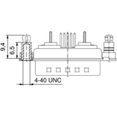 3017W5SAR76C20X CONEC D-Sub Steckverbinder Bild 2