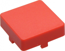 Blende, quadratisch, (L x B x H) 14 x 14 x 5.5 mm, rot, für Kurzhubtaster, 5.46.681.001/0309