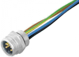 Sensor-Aktor Kabel, 7/8"-Flanschstecker, gerade auf offenes Ende, 3-polig, 0.2 m, 10 A, 21043161305