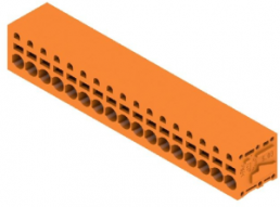 Leiterplattenklemme, 17-polig, RM 5.08 mm, 0,12-2,5 mm², 20 A, Federklemmanschluss, orange, 1331150000